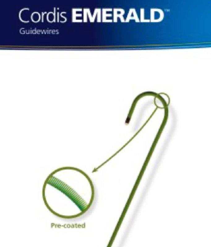 Провідник діагностичний Емеральд Кордіс: діаметр 0.035, довжина 260см, J-кінчик